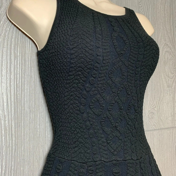 Sam Edelman Black Stretch Fit n Flare Dress XS - Picture 2 of 6